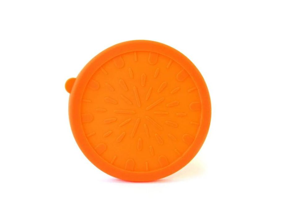 Couvercle bento eau bleue - grand gobelet hermétique - orange