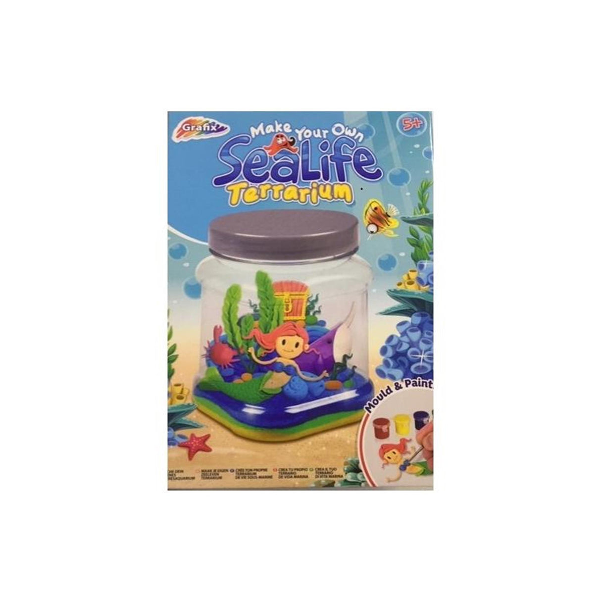 Bongers toy grafix fabriquez votre propre terrarium de vie marine avec une sirène