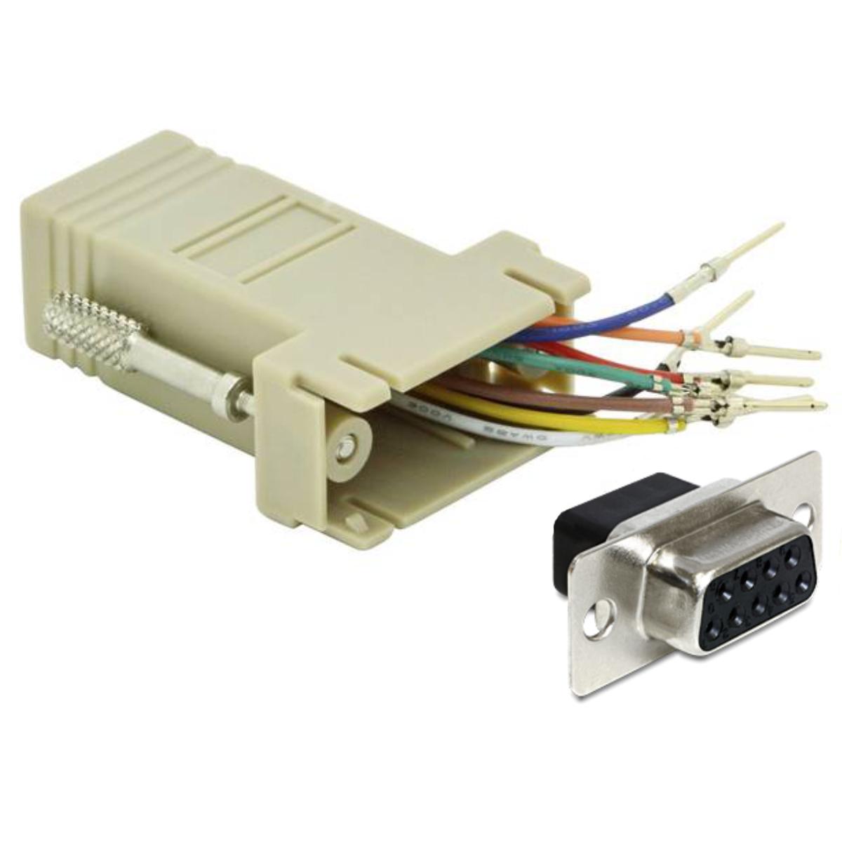 Imp série d-sub - prise adaptateur rj45