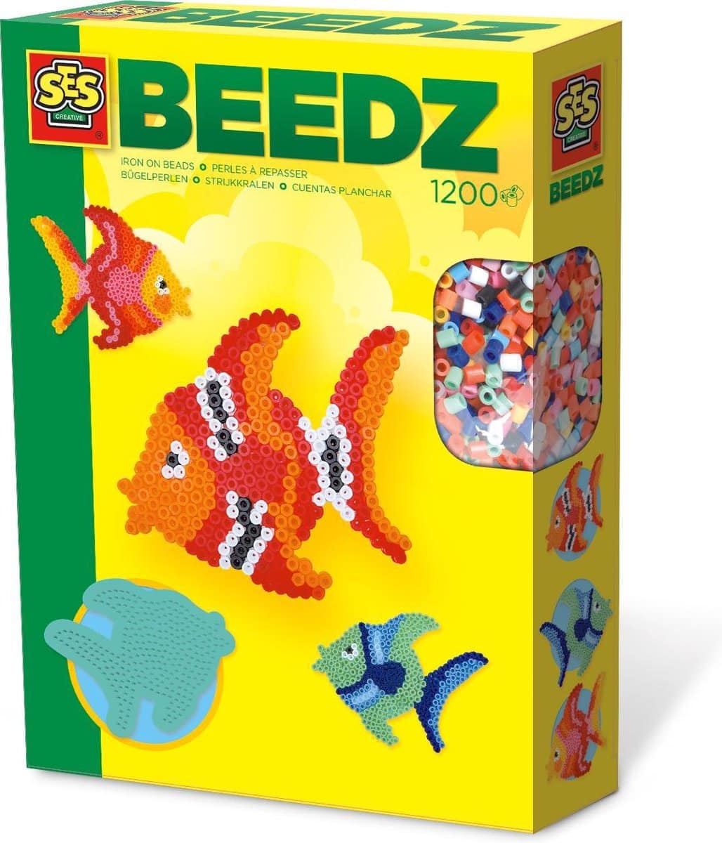 Ses - ensemble de perles de pêche avec 1200 perles