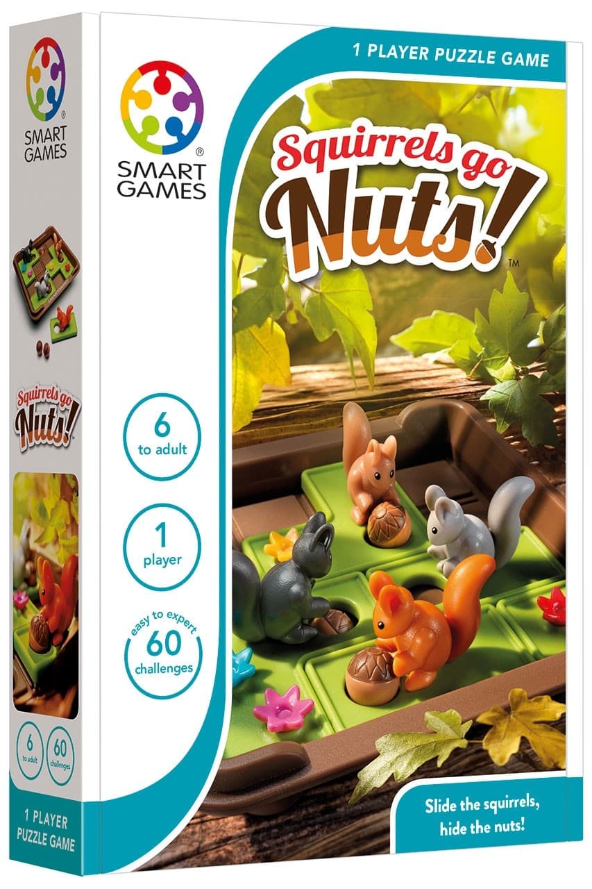 Jeux intelligents - les écureuils deviennent fous, cachent les noix