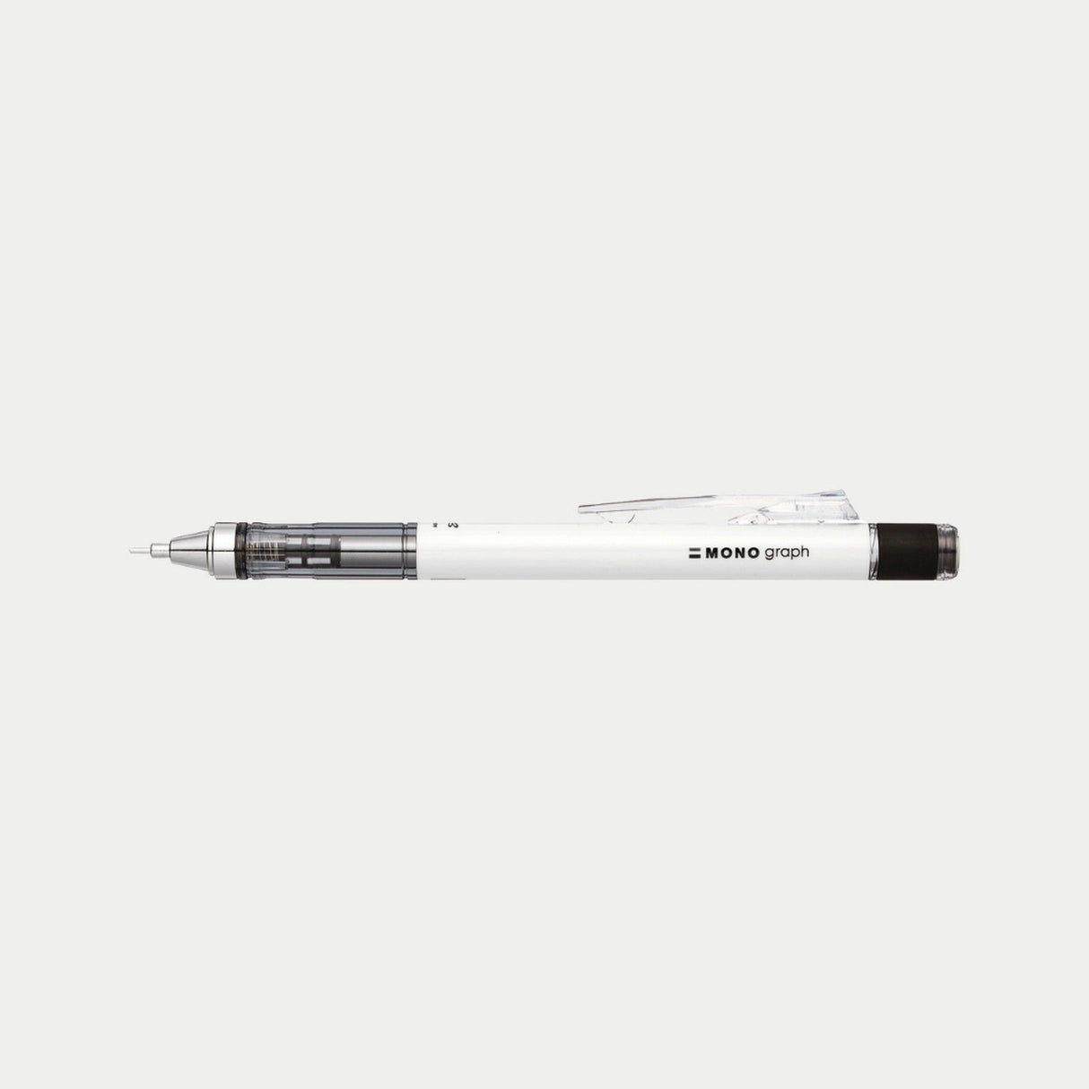 Tombow • mechanical pencil, mono graph, 0.7mm, white