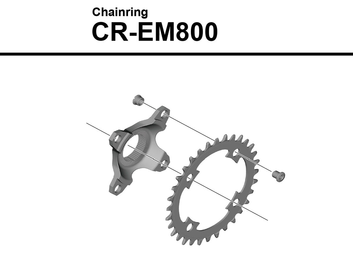 Plateau Shimano étapes cr-em800