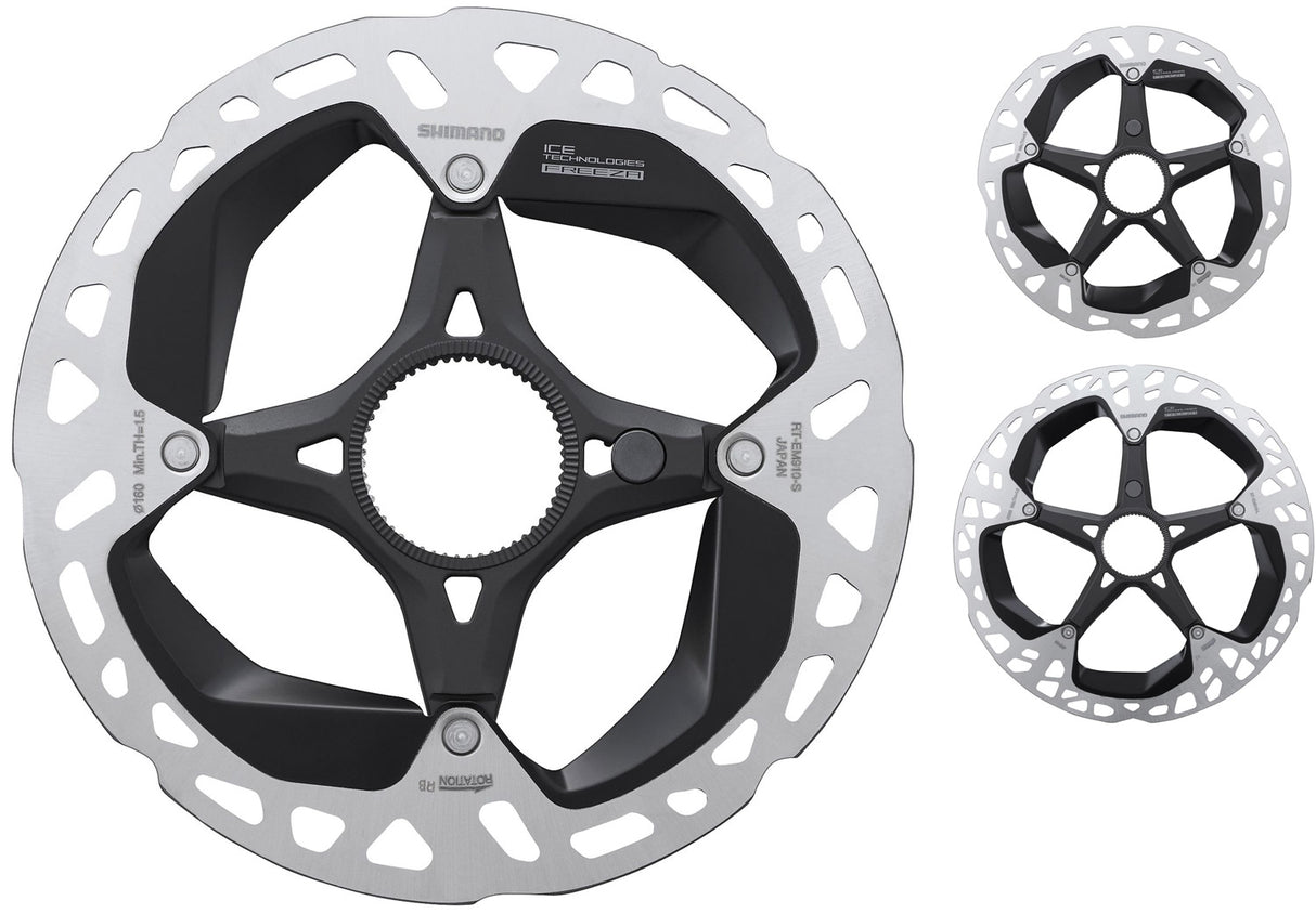 Shimano steps rt-em910 rotor à disque à verrouillage central pour vélo électrique