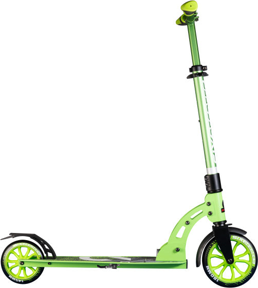 Six degrés à 2 roues Kinderstep pliable Fook Brake Green Black