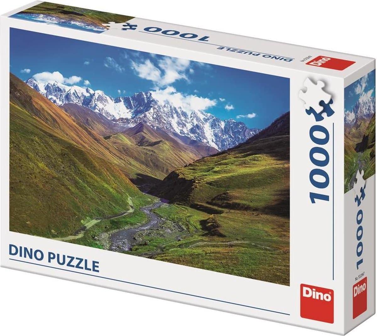 Puzzle dinosaure Dinotoys - šchara la plus haute montagne de Géorgie - 1000 pièces