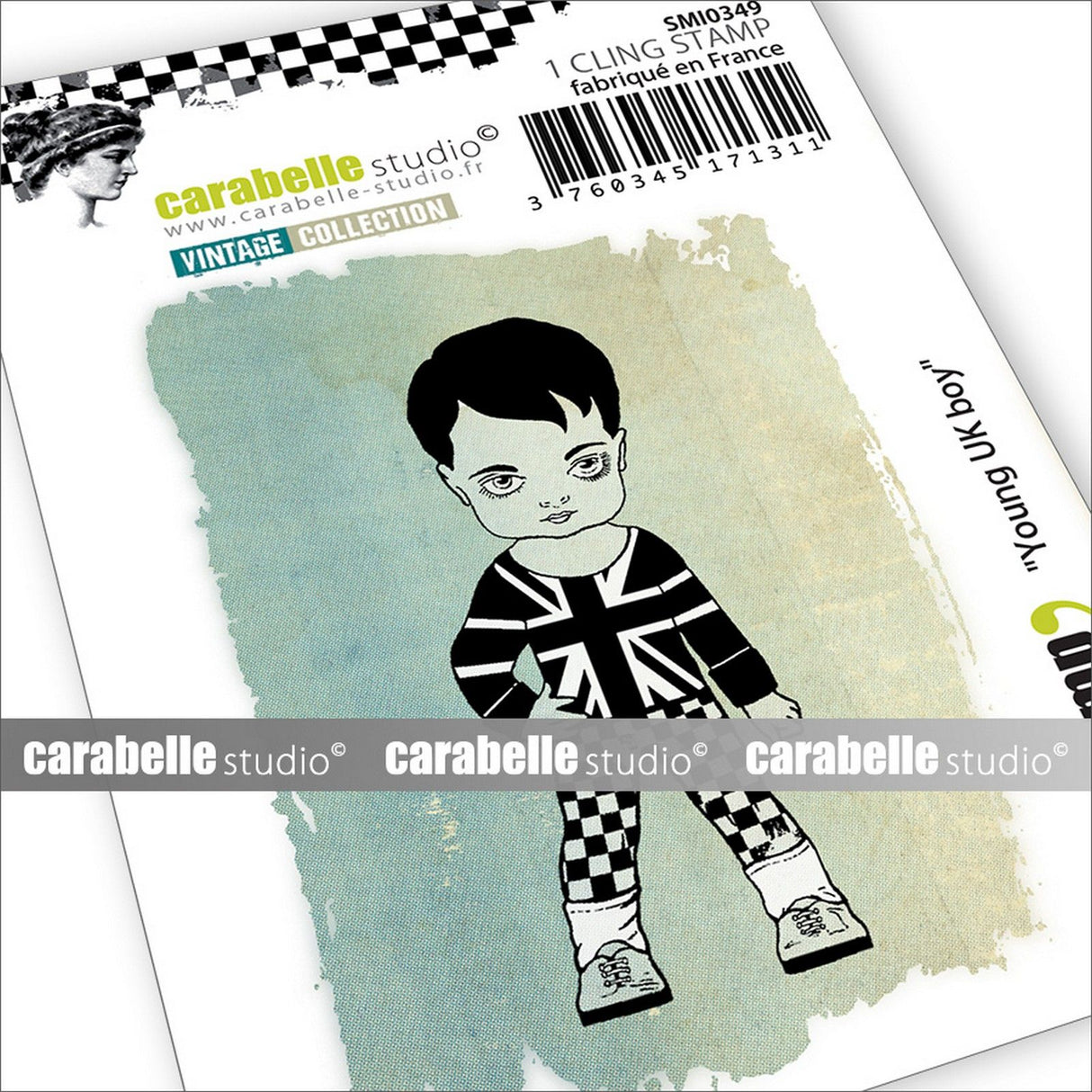 Carabelle studio • cling stempel mini young uk boy