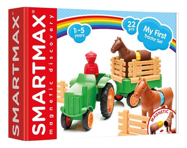 Jeux intelligents smart max - mon premier ensemble de tracteur 22 pièces