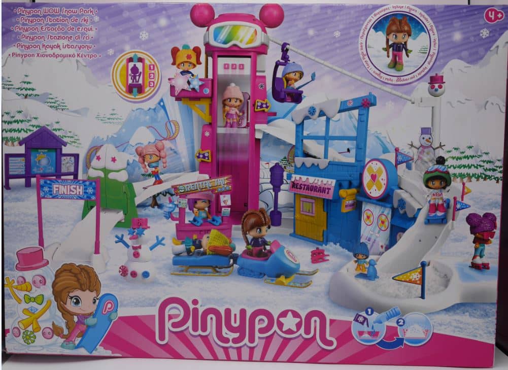 Famosa pinypon - parc à neige avec 40 accessoires et 1 figurine de jeu