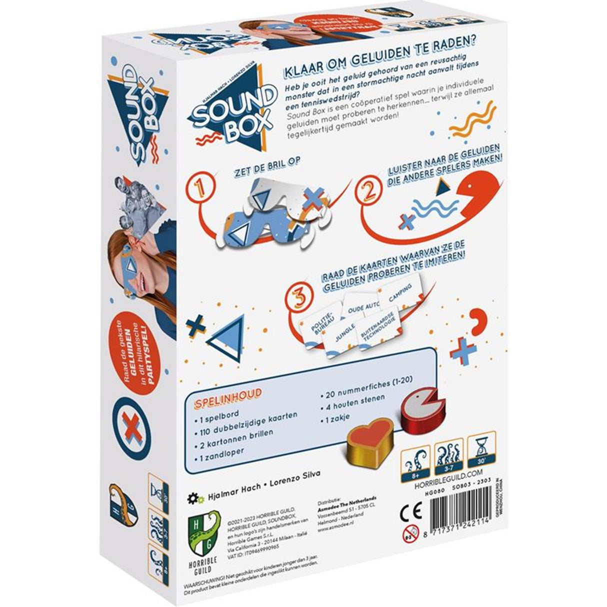 Jeu de fête de la boîte sonore Asmodee