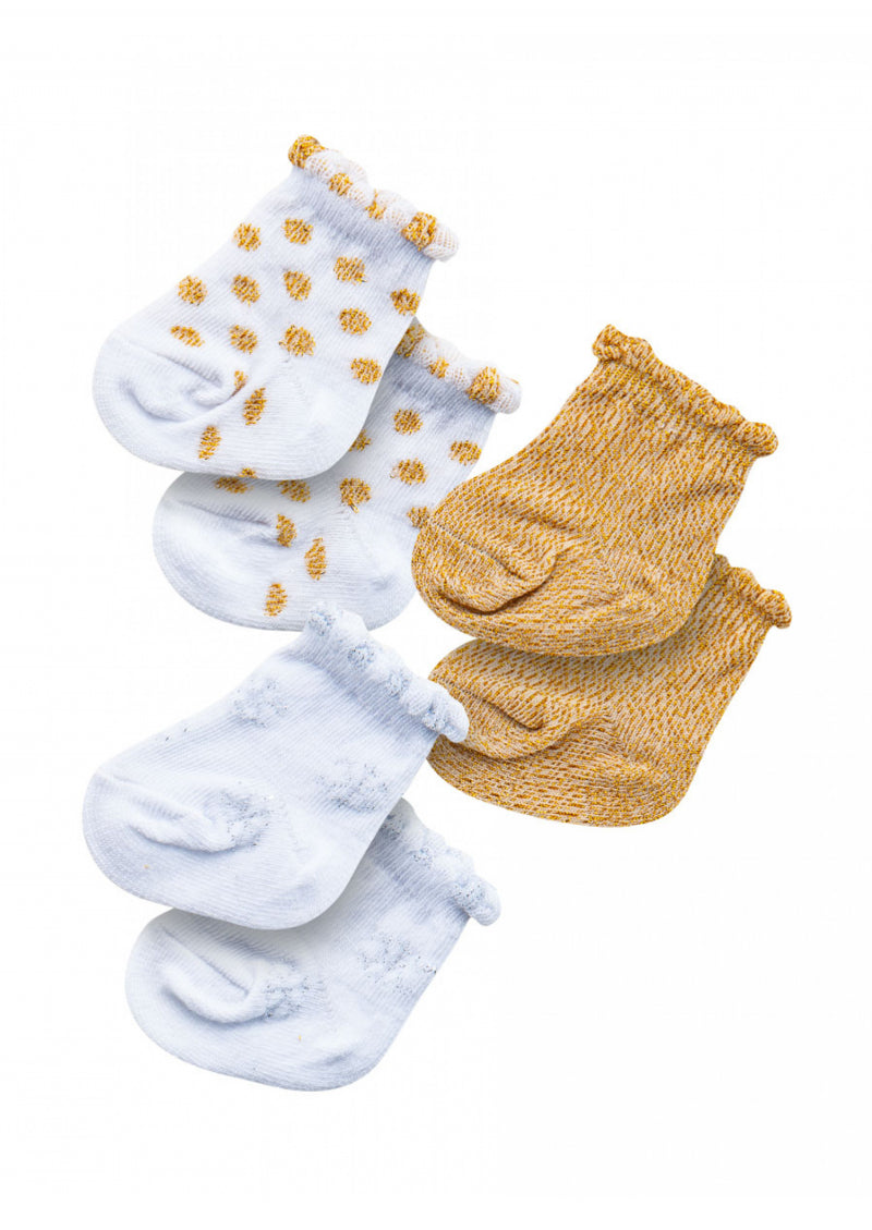 Heless chaussettes paillettes, 3 paires (35-45cm)