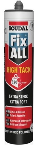Solution Soudal - tout à haute adhérence | mastic adhésif | blanc | 290 ml - 153984