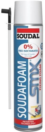 Soudal soudefoam smx | mousse polyuréthane | blanc | 500ml - 113839