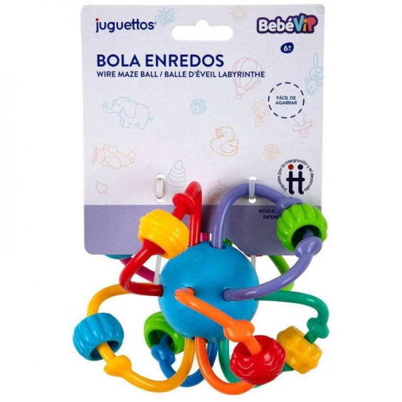 Spirales de balle de jouet Playgo avec des jouets.
