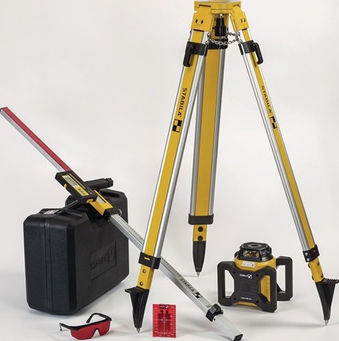 Ensemble laser rotatif Stabila | 600 m | 7 pièces | ± 5 degrés | 1 pièce - 19241 - 19241