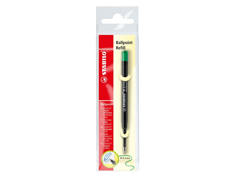Stillo Ballpoint Pen - Recharge - 0,5 mm - vert