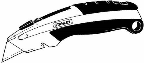 Couteau d'extension d'outil à main Stanley à changement instantané - 0-10-788