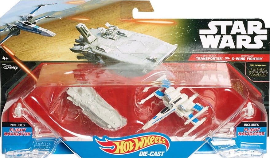 Mattel Hot Wheels Star Wars Transporteur vs X Wing Fighter