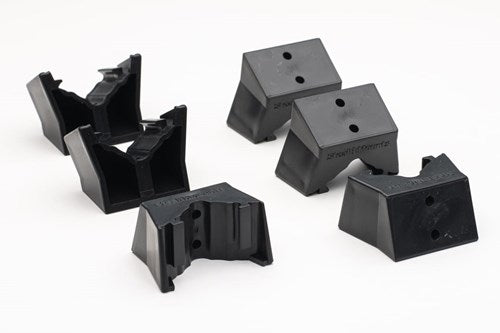 Stealthmounts bm-mw12-blk-6-blk support de batterie pour milwaukee m12 | noir | Paquet de 6 - bm-mw12-blk-6-blk