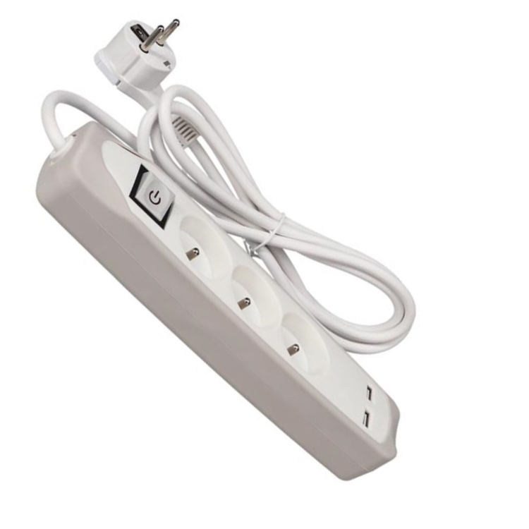 Terre des broches de la prise - 2 x USB A