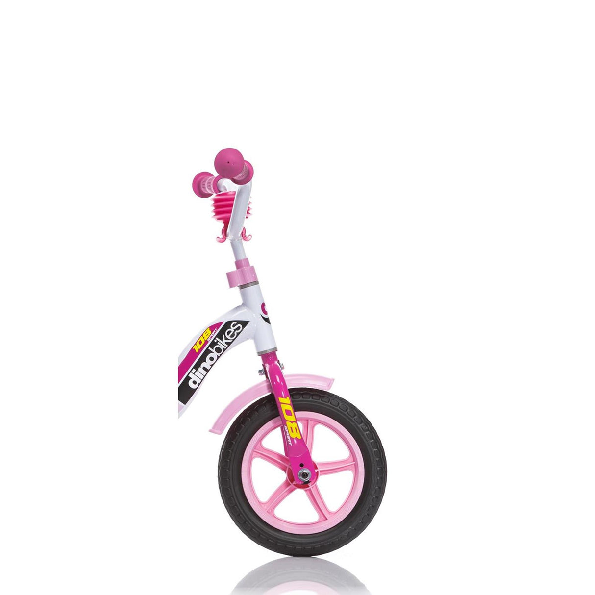 Dino 108 sport 10 pouces 17 cm filles rose blanc