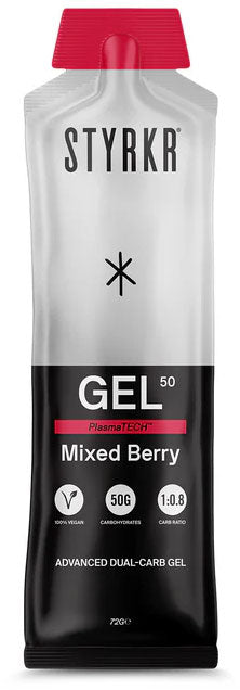 Gel énergétique Styrkr gel50 double glucides