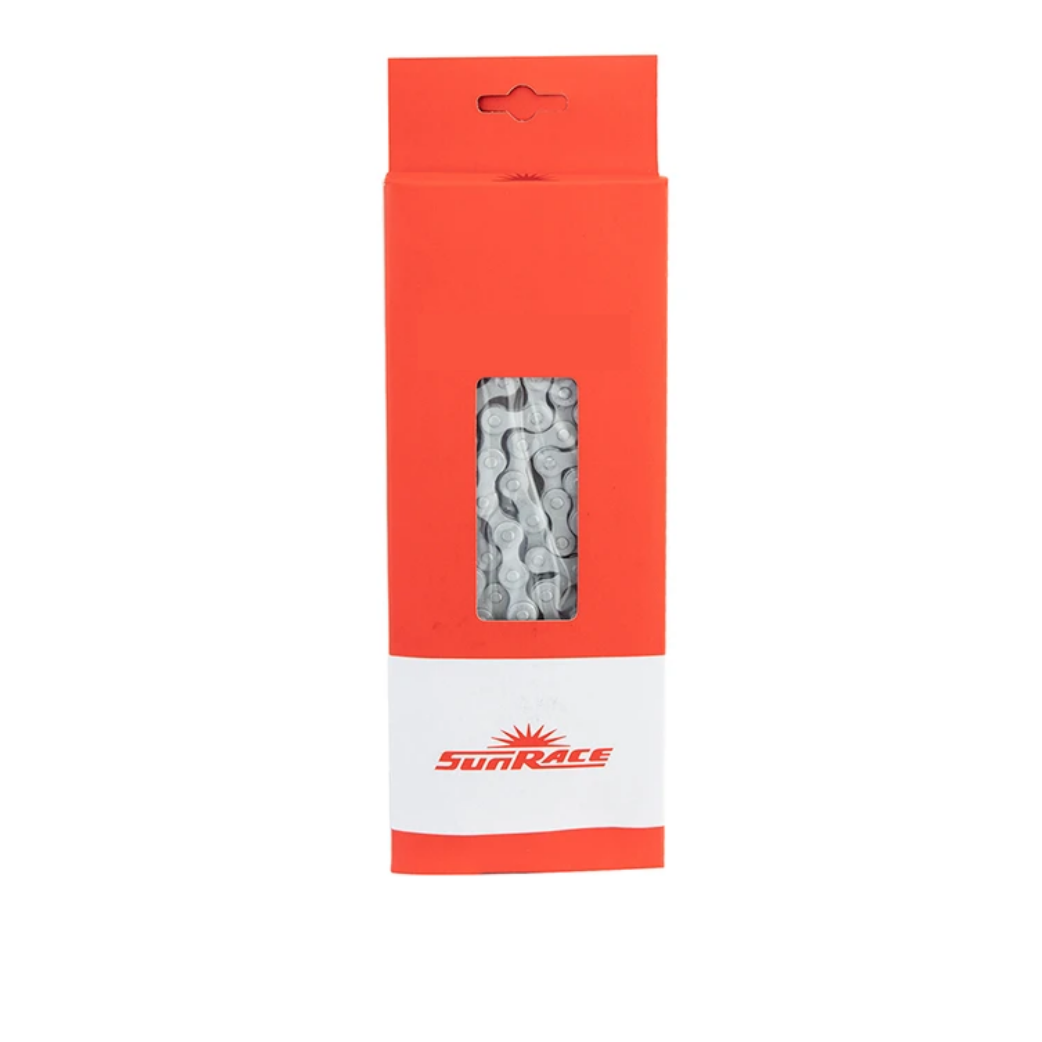 Sunrace CNS1X Collier de vélo 136 Silver change d'argent