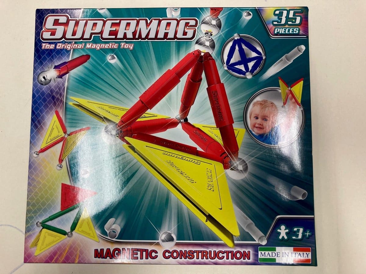 Selecta supermag - jeu de construction primaire 35 aimants