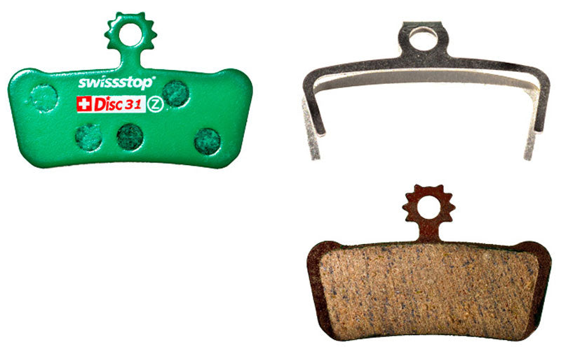 Swissstop - jeu de plaquettes de frein disque 31 c - avid, elixr, sram guide