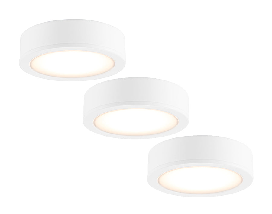Spots de cuisine Sylvania LED - lot de 3 - 270 lm - IP20 - blanc