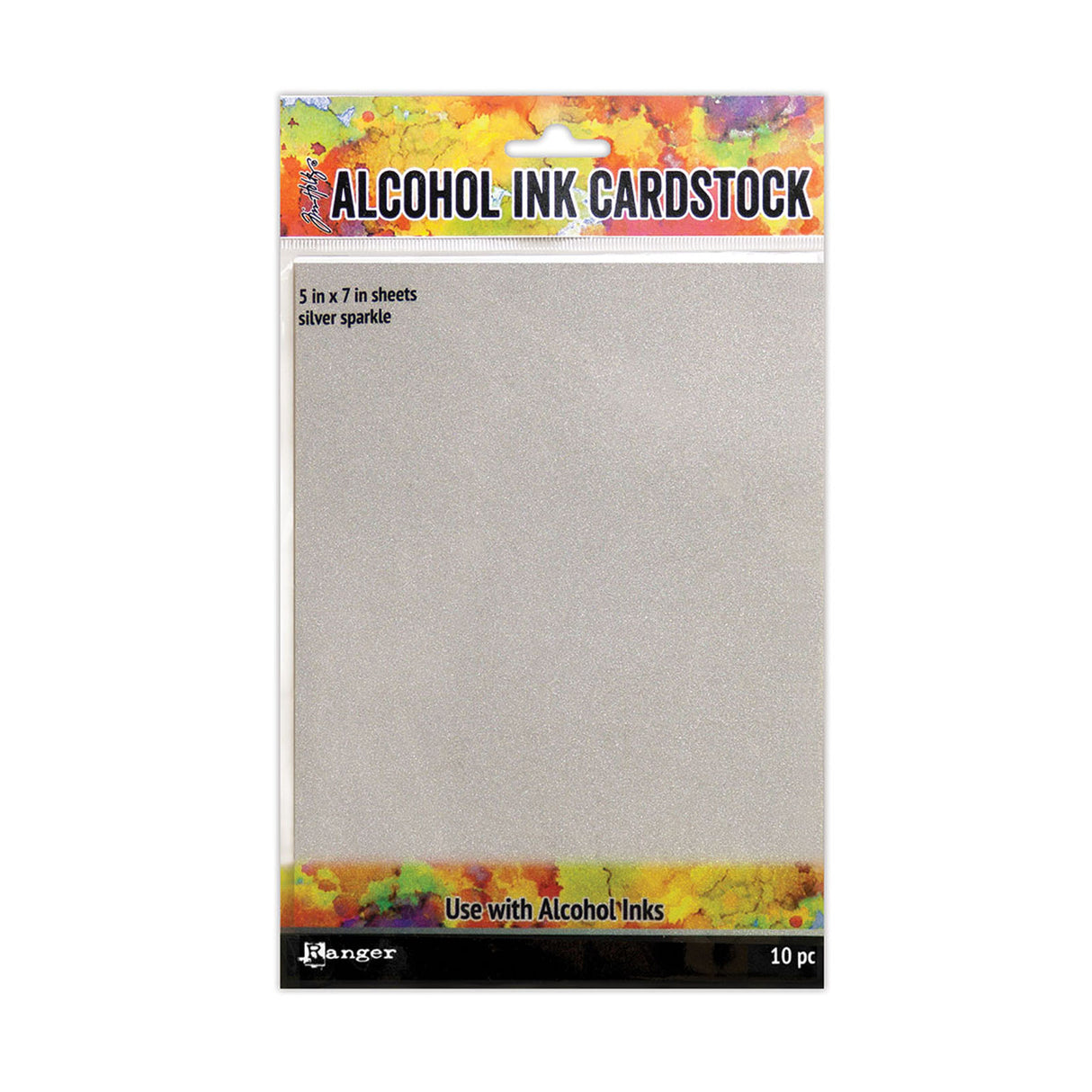 Ranger ink ranger • tim holtz encre à alcool carton argent paillettes