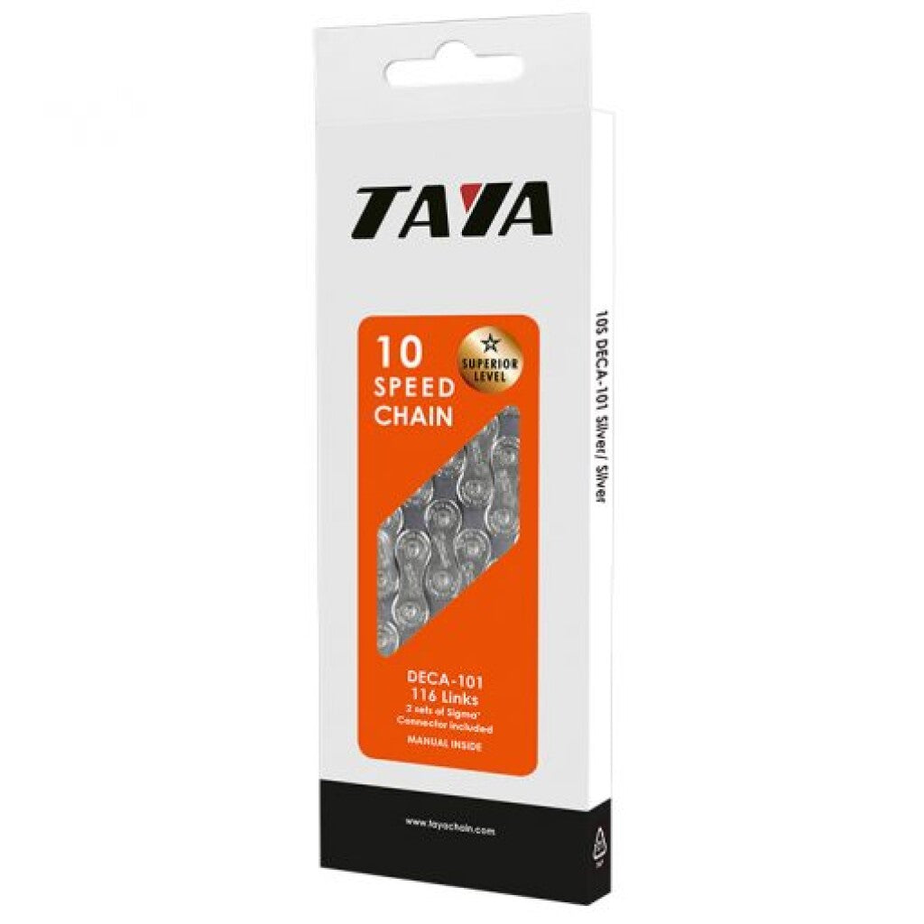 Buzaglo taya chaîne deca-101 1 2x5 64x116, 10 vitesses, argent