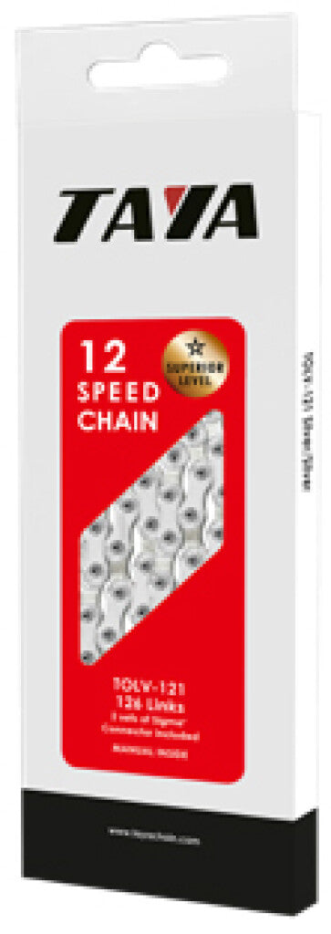 Buzaglo taya chaîne tolv-121 1 2x5 64x126, 12 vitesses, argent