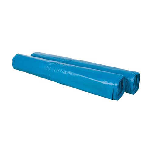 Rouleau de sac poubelle 10 pcs. 90x110cm 70mu bleu