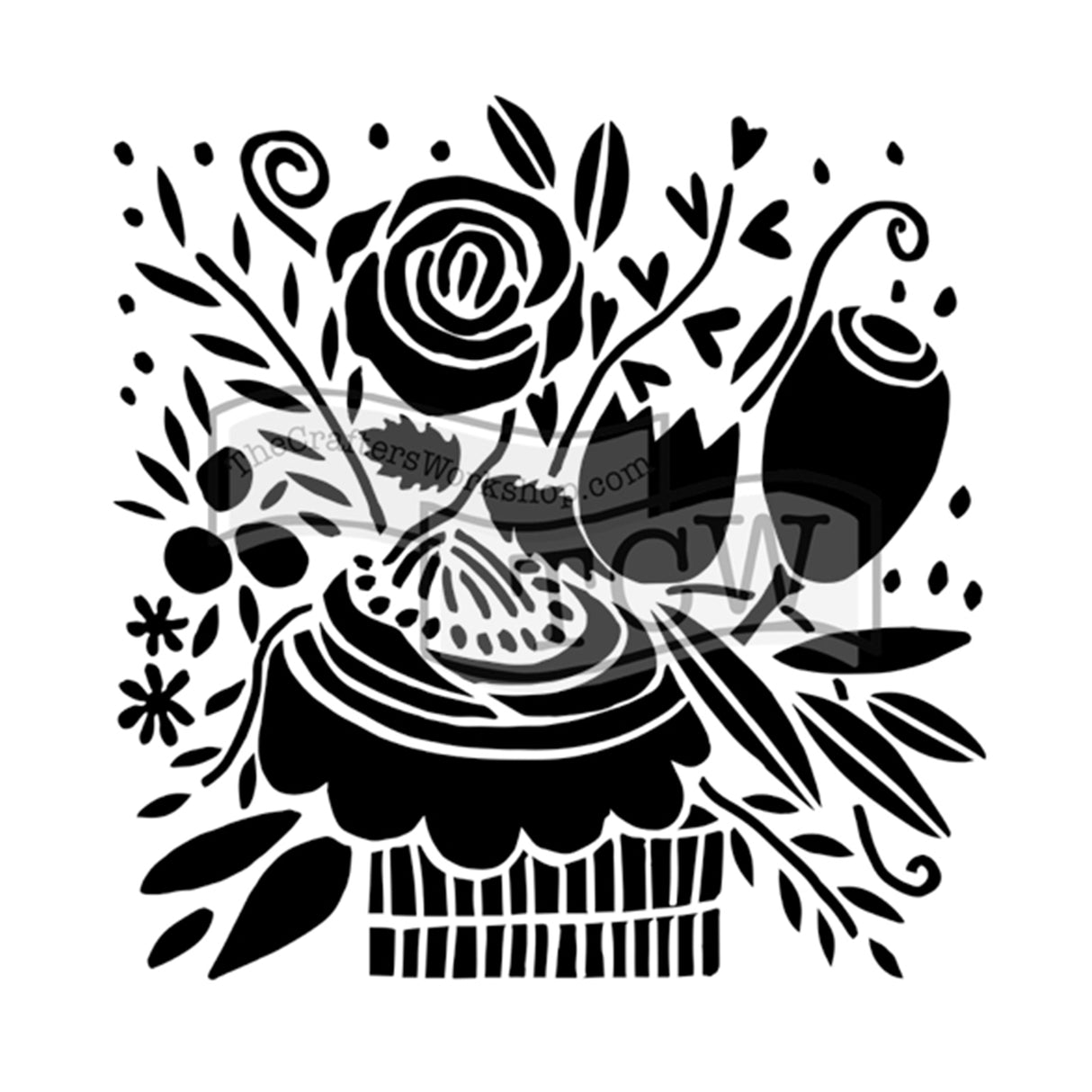 L'atelier artisanal • modèle bouquet de fête 30x30cm