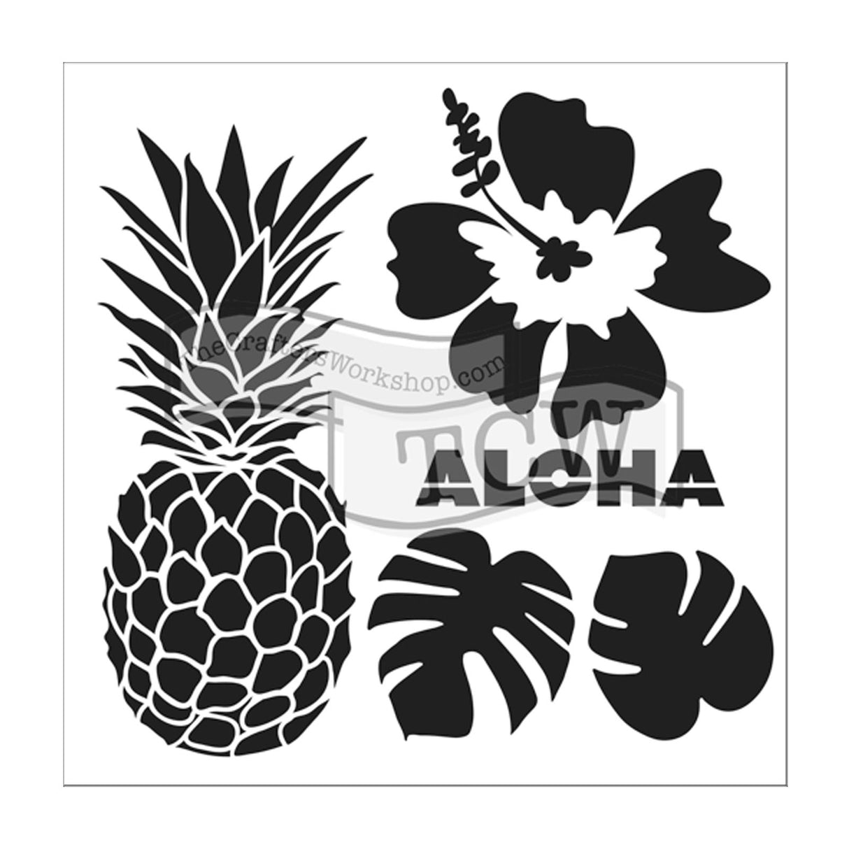 L'atelier de l'artisan • gabarit 30x30cm aloha