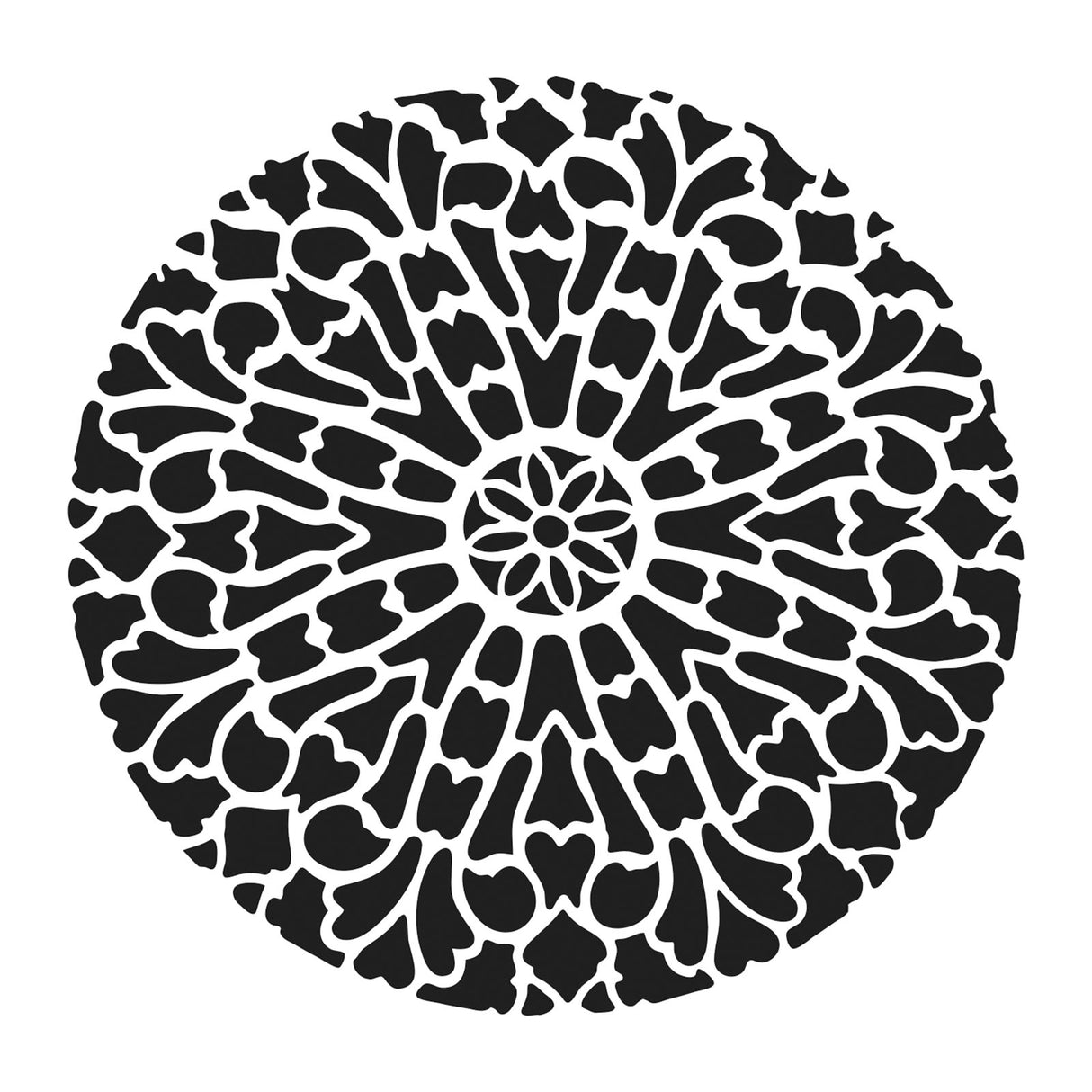 L'atelier de l'artisan • gabarit dendritique 30,5x30,5cm