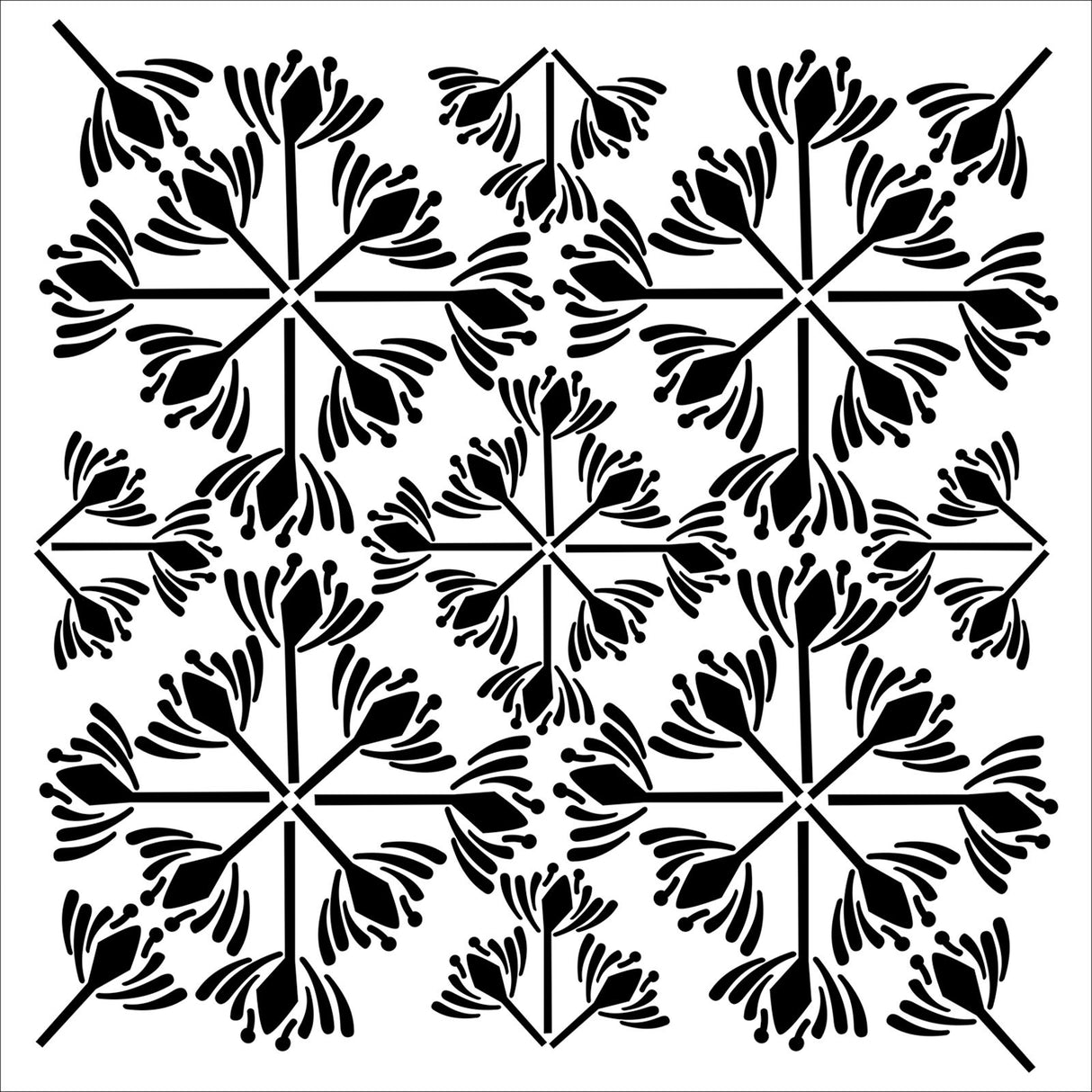 L'atelier de l'artisan • gabarit carrelage de jardin 30,5x30,5cm