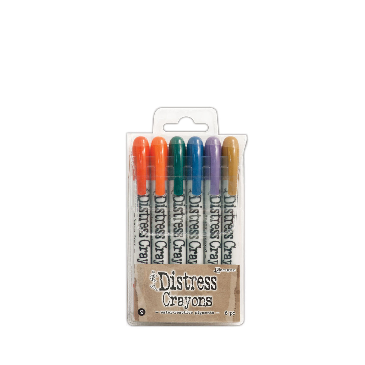 Ranger Ink Ranger • Ensemble de crayons de détresse Tim Holtz 9 6 pièces.