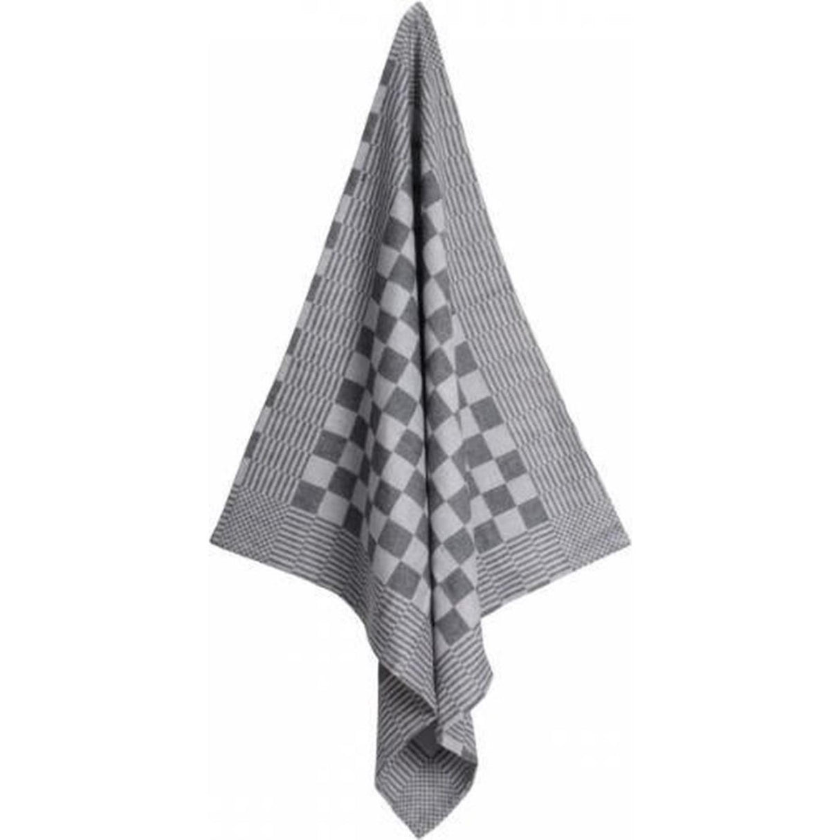 Torchon de cuisine noir grand diamant 70x70cm 12 pcs