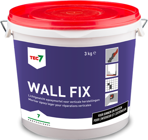 Fixation murale Tec7 | mortier époxy léger | seau 3kg - 602830000