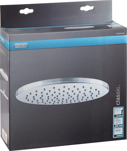 Pomme de douche Cornat classique ronde ch - tecbw3400