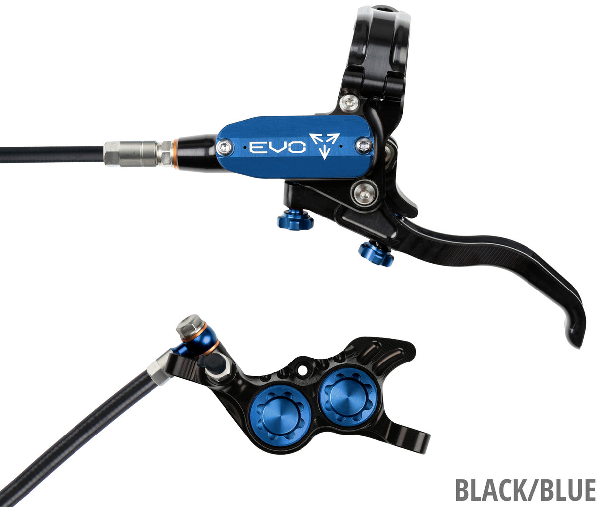 Hope evo gr4 disc brake - lever left | silver blue