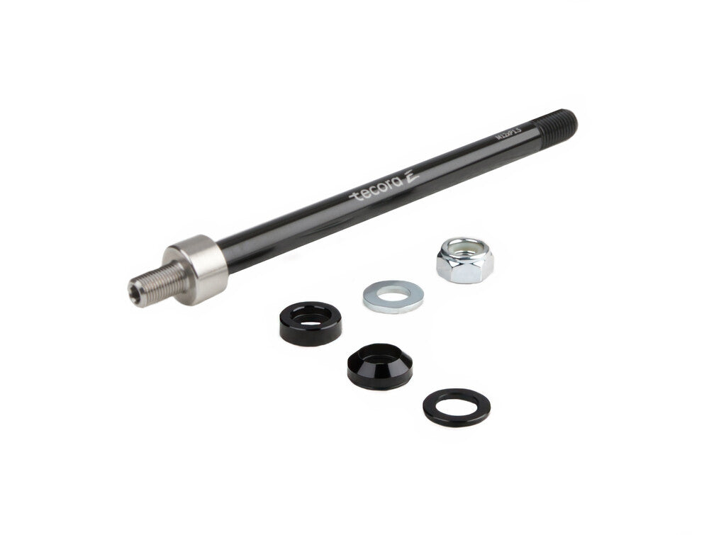 Tecora e remorque à axe traversant m12 p1.5 153-165mm aluminium noir