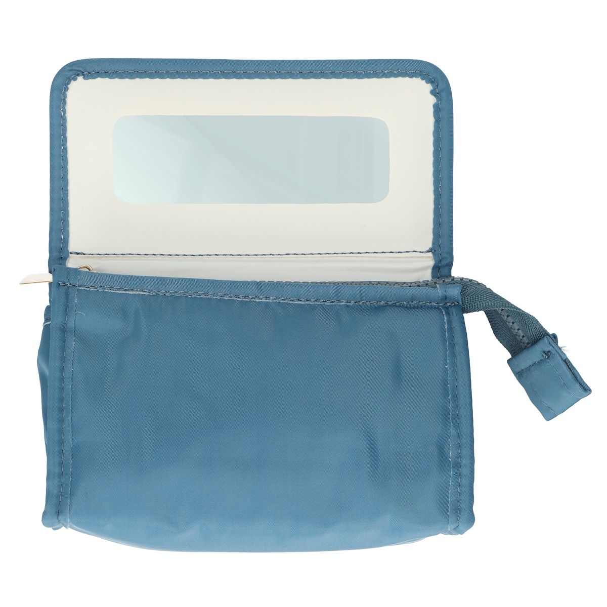 Sac miroir traveller essentials bleu 16,5cm x 11cm