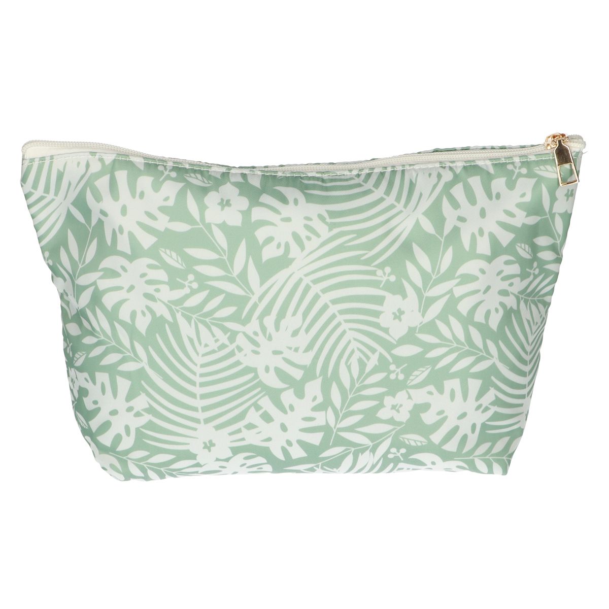 Trousse de toilette Traveler vert palmier blanc 30cm x 19,5cm
