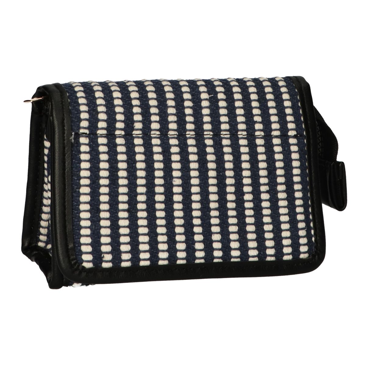 Sac miroir traveller rayure bleu crème 16,5x11cm