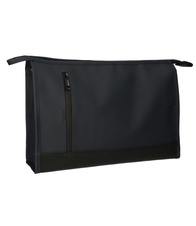 Trousse de toilette Traveler fond caoutchouc noir 35x24cm