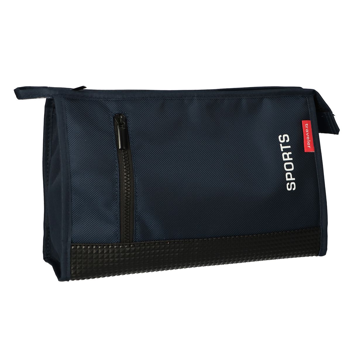 Trousse de toilette Traveler caoutchouc bleu 30x19,5cm