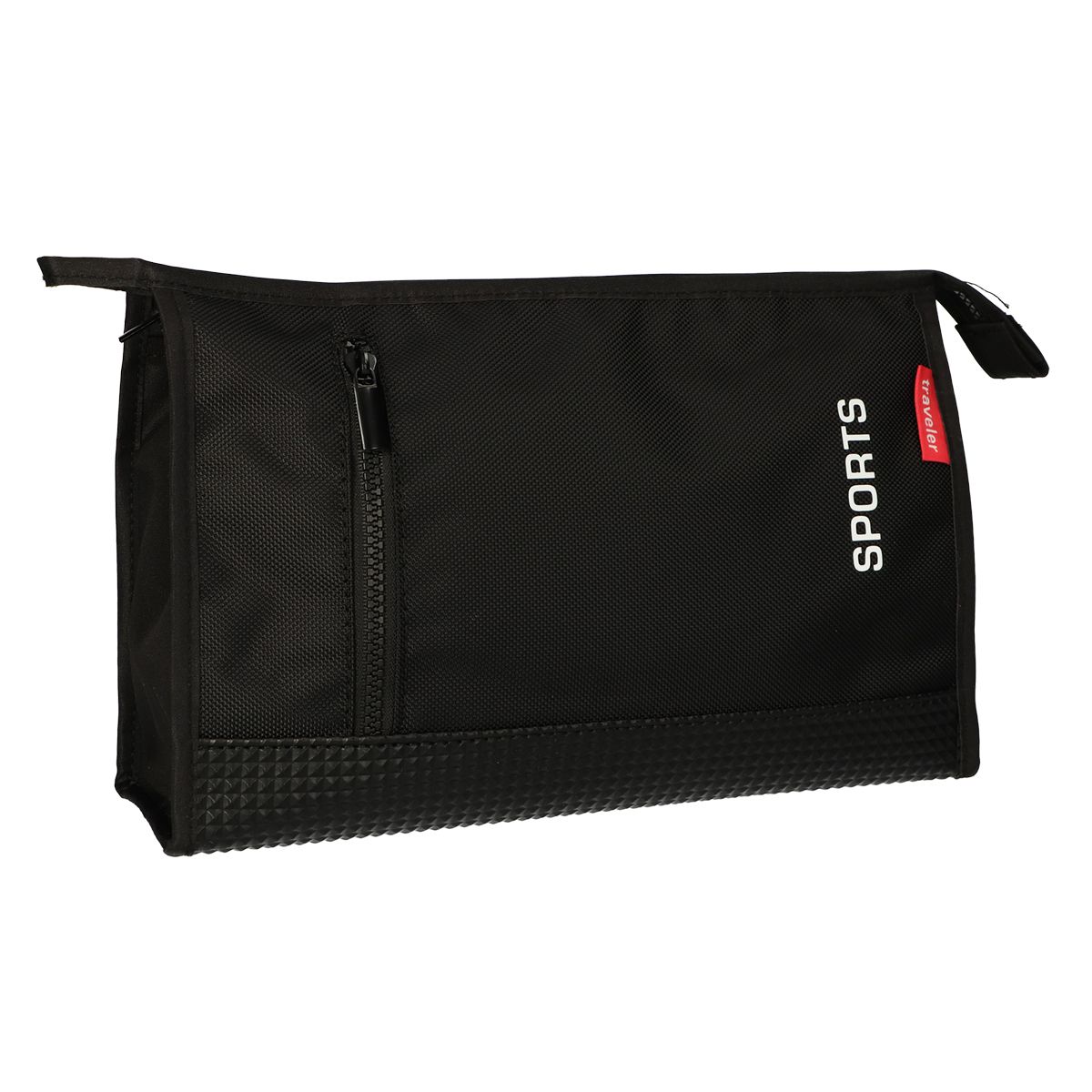 Trousse de toilette Traveler caoutchouc noir 30x19,5cm
